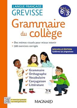 Grammaire du collège : langue française, de la 6e à la 3e