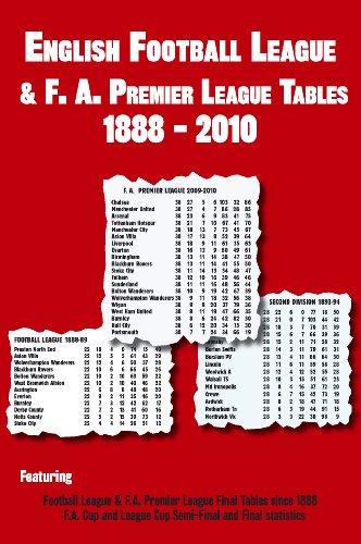 English Football League & F.A. Premier League Tables 1888-2010