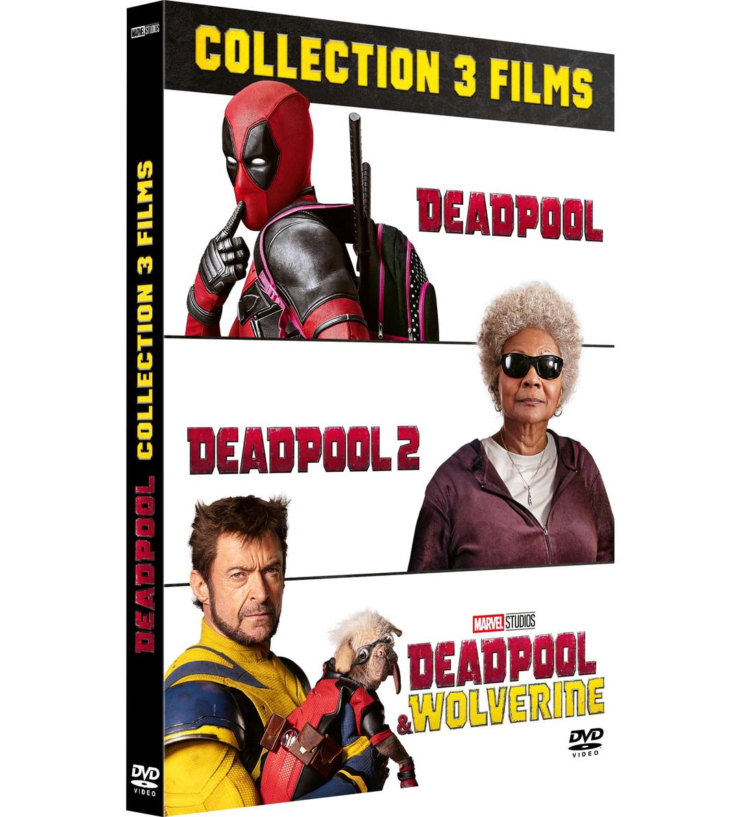 COFFRET DEADPOOL - COLLECTION 3 FILMS - 3 DVD