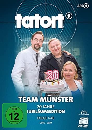 Tatort - Team Münster (Thiel & Boerne) - 20 Jahre Jubiläums-Edition (Folge 1-40) [20 DVDs]