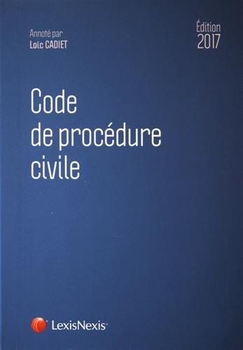 Code de procédure civile 2017