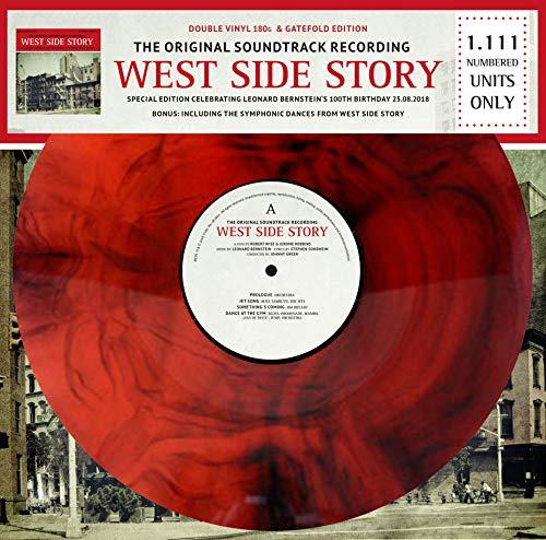 West Side Story - Original Soundtrack & Symphonic Dances - Special Edition - 2LP Gatefold Sleeve - Limitiert & nummeriert (1111 Stück) 180 Gr. Red Marble Vinyl [Vinyl LP]