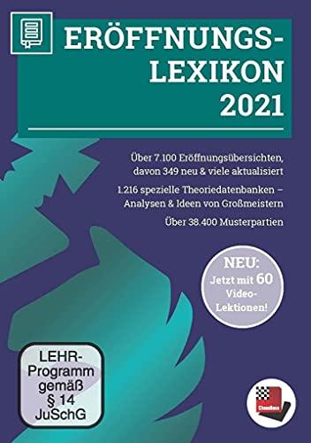 Eröffnungslexikon 2021: Die aktuelle Schach-Theorie in über 7.000 Übersichten, vielen Tutorials und 60 Videos