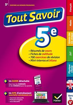 Tout savoir 5e