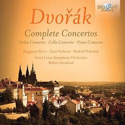 Dvorak: Complete Concertos-Violin/Cello/Piano