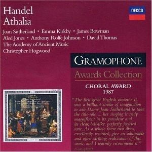 Händel - Athalia / Sutherland · Kirkby · Bowman · A. Jones · Rolfe Johnson · Thomas · AAM · Christopher Hogwood