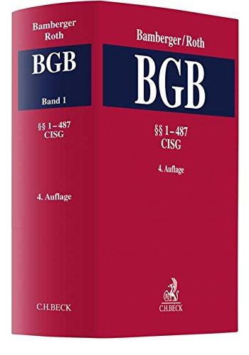 Bürgerliches Gesetzbuch  Band 1: §§ 1-480: Kommentar