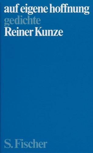 auf eigene hoffnung: gedichte