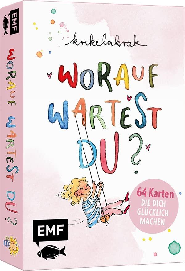 Kartenbox: Worauf wartest du? – 64 Karten, die dich glücklich machen: Mit Sprüchen, Impulsen und Übungen für mehr Lebensfreude