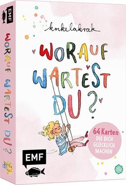 Kartenbox: Worauf wartest du? – 64 Karten, die dich glücklich machen: Mit Sprüchen, Impulsen und Übungen für mehr Lebensfreude