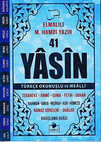 41 Yasin Çanta Boy Türkçe Okunuşlu ve Mealli (Kod 39)