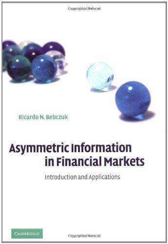 Asymmetric Information in Financial Markets: Introduction and Applications