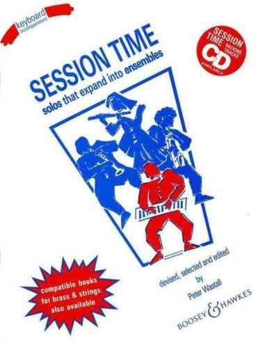 Session Time: Solos that expand into ensembles. Holzblasinstrument (flexibles Holzbläser-Ensemble) und Klavier ad lib.. Klavierbegleitung.