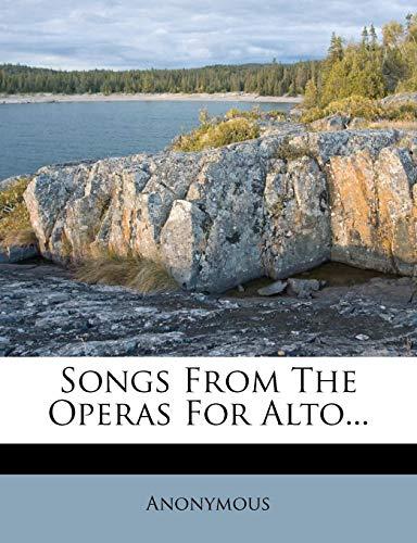 Songs from the Operas for Alto...