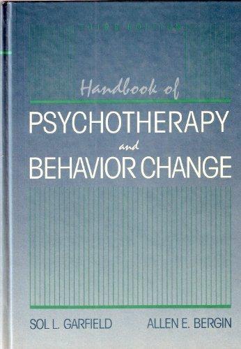 Handbook of Psychotherapy and Behavior Change