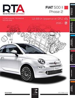 E-T-A-I - Revue Technique RTA 843 FIAT 500 II Phase 2 (2015 à ce jour)