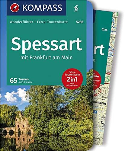 Spessart mit Frankfurt am Main: Wanderführer mit Extra-Tourenkarte 1:60.000, 65 Touren, GPX-Daten zum Download (KOMPASS-Wanderführer, Band 5236)