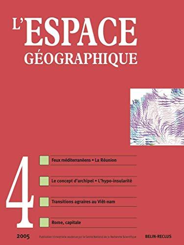 Espace géographique, n° 4 (2005)