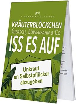 Kräuterblöckchen - Iss es auf: Giersch, Löwenzahn & Co. (Spieleblöckchen)