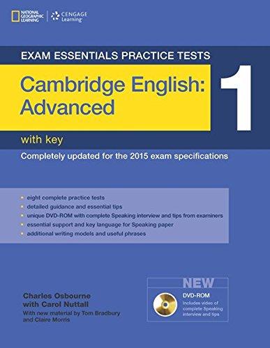 Cambridge English: Advanced (CAE), mit 1 DVD-ROM: Exam Essentials Practice Tests 1 mit Lösungen(Helbling Languages) (Exam Essentials: Cambridge Advanced Practice Tests)