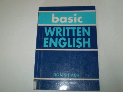 Basic Written English