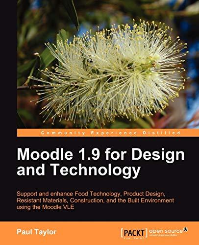 Moodle 1.9 for Design and Technology