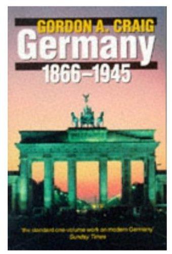 Germany 1866-1945 (Oxford Paperbacks)