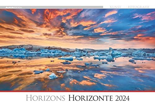 Die Kunst der Fotografie - Horizonte 2024 - Bildkalender 49,5x33 cm - herrliche Landschaftsbilder - Wandkalender - Wandplaner - Naturkalender