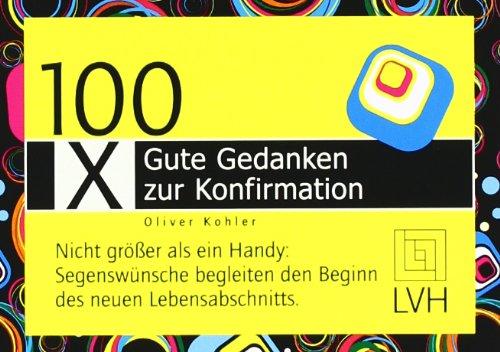 100x Gute Gedanken zur Konfirmation: Impulskästchen mit 100 Impulskärtchen