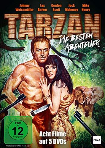 Tarzan - Die besten Abenteuer / Acht spannende Abenteuer mit den beliebtesten Tarzan-Darstellern (Pidax Film-Klassiker) [5 DVDs]