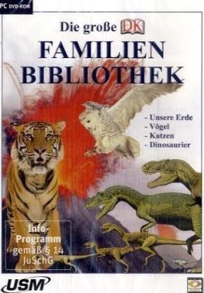 Die große Dorling Kindersley Familienbibliothek - Unsere Erde, Katzen, Vögel und Dinosaurier (DVD-ROM)