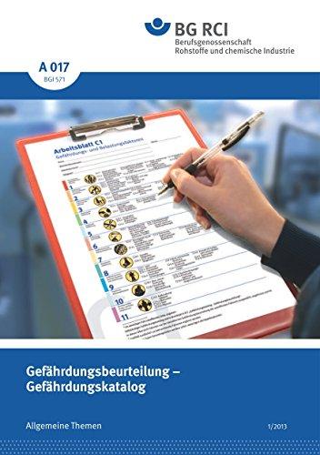 A 017 - Gefährdungsbeurteilung - Gefährdungskatalog (A-Reihe - Allgemeine Themen)