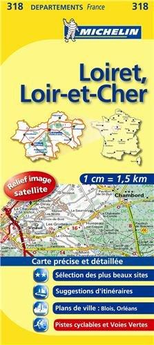 Loiret, Loir-et-Cher (Michelin kaart - lokaal Frankrijk (318))