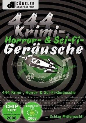 444 Krimi-, Horror- & Sci-Fi-Geräusche, CD-ROM Schlag Mitternacht. MP3 unterstützende Software für PC und Mac