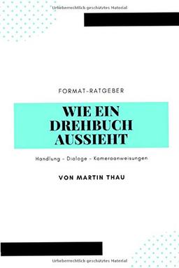 Wie ein Drehbuch aussieht: Format-Angaben und inhaltliche Hinweise