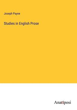 Studies in English Prose