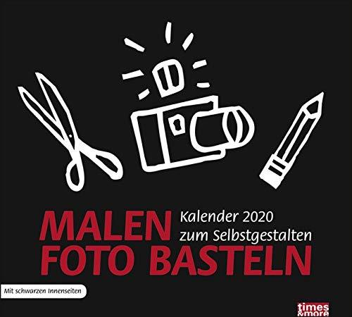 times&more Bastelkalender schwarz 2020 30x27cm