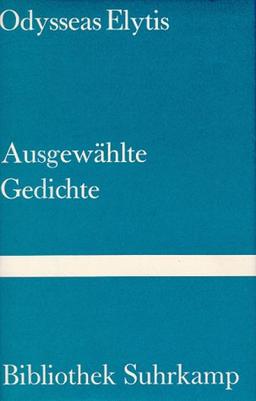 Ausgewählte Gedichte. Neugriechisch und deutsch