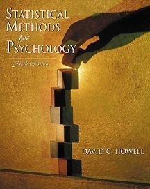 Statistical Methods for Psychology [With CDROM and Infotrac]