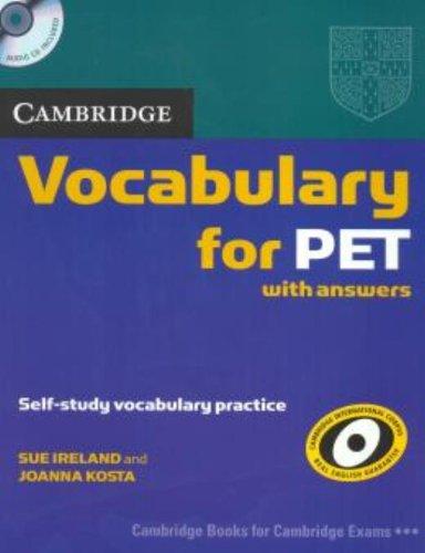 Cambridge Vocabulary for Pet Edition with Answers and Audio Cd (Cambridge Books for Cambridge Exams)