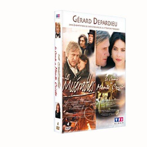 Coffret depardieu fiction TV : les misérables ; le comte de monte cristo [FR Import]