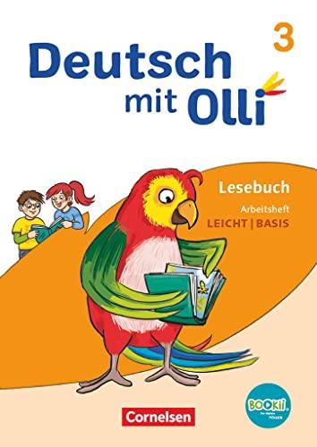 Deutsch mit Olli - Lesen 2-4 - Ausgabe 2021 - 3. Schuljahr: Arbeitsheft Leicht / Basis - Mit BOOKii-Funktion