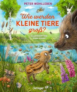 Wie werden kleine Tiere groß?: Süß illustriertes Pappbilderbuch für Kinder ab 2 Jahren mit einer spannenden Entdeckungsreise in die Welt der Tierkinder (Fritzi Wildschwein)