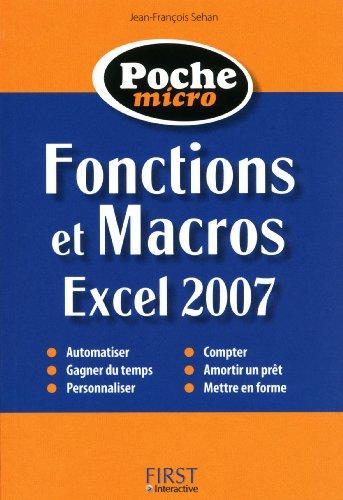 Fonctions et macros Excel 2007