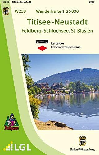 Titisee-Neustadt: Feldberg, Schluchsee, St. Blasien (Karte des Schwarzwaldvereins)