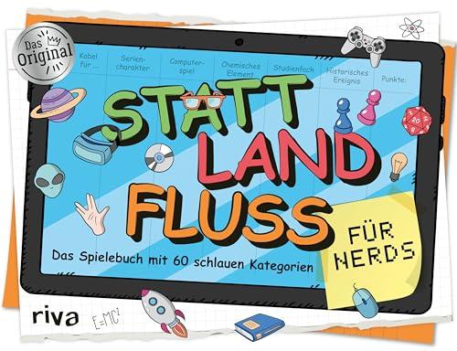 Statt Land Fluss für Nerds: Das Spielebuch mit 60 schlauen Kategorien. Die Experten-Variante von »Stadt, Land, Fluss« für echte Schlauköpfe. Der Klassiker für zu Hause und unterwegs.