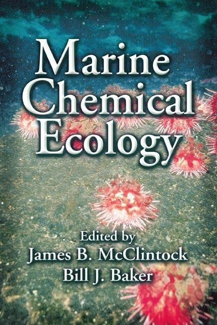 Marine Chemical Ecology (Marine Science)