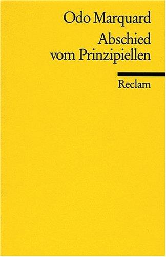 Abschied vom Prinzipiellen: Philosophische Studien