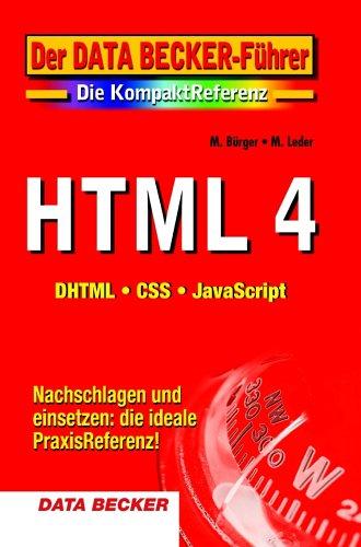 Der Data Becker Führer, HTML 4