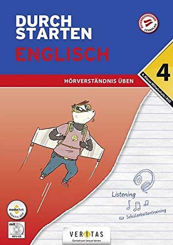 Durchstarten - Englisch Mittelschule/AHS - 4. Klasse: Hörverständnis - Übungsbuch mit Lösungen und Audio-CD